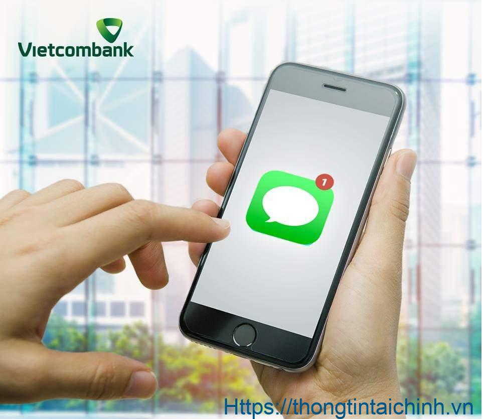 Dịch vụ tổng đài SMS của Vietcombank được tính giá cước theo quy định viễn thông hiện hành