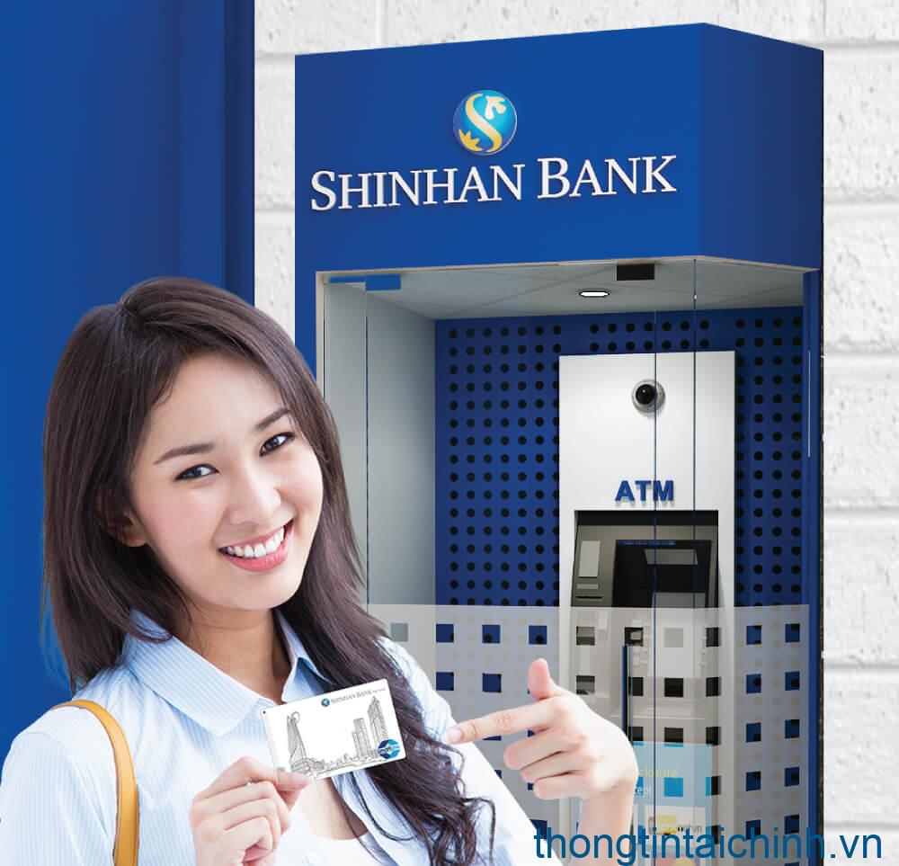 Lấy số tài khoản ngân hàng tại các điểm ATM của Shinhan Bank được nhiều chủ tài khoản áp dụng