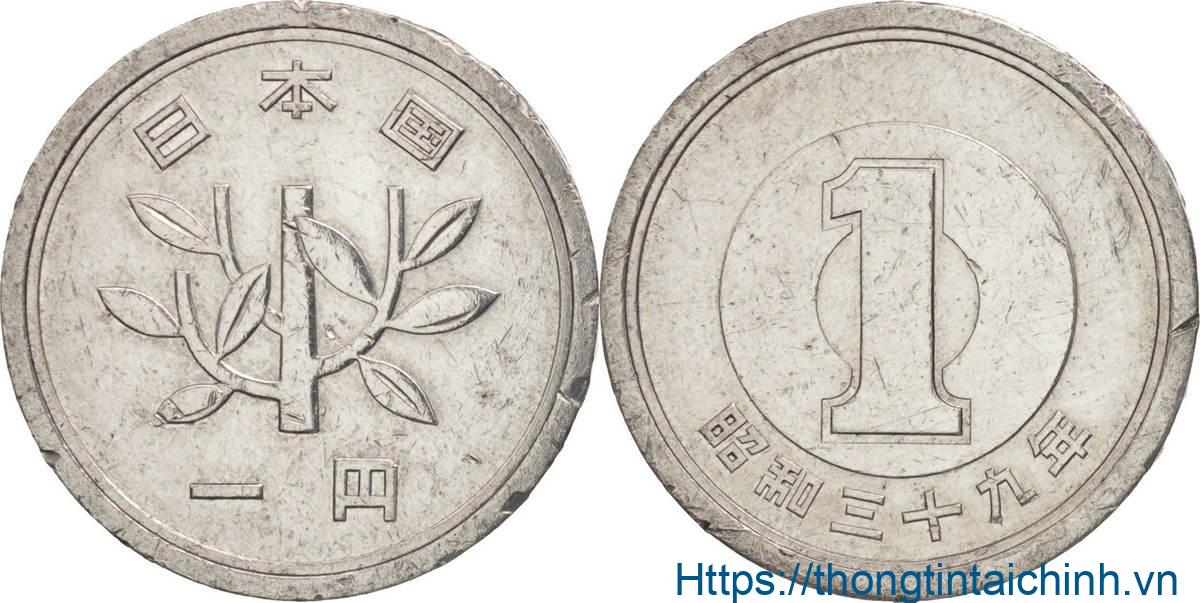 Đồng 1 Yên có giá trị nhỏ nhất trong hệ thống tiền tệ Nhật Bản