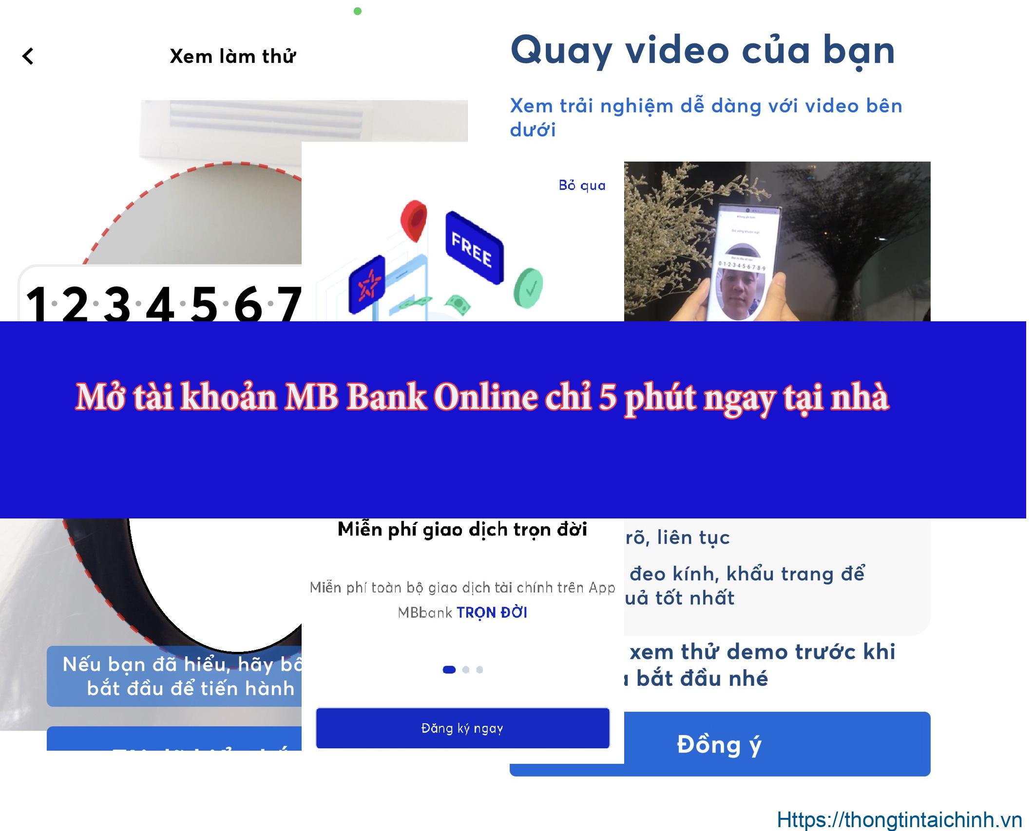 Hướng dẫn chi tiết mở tài khoản MB Bank Online mới nhất 2021