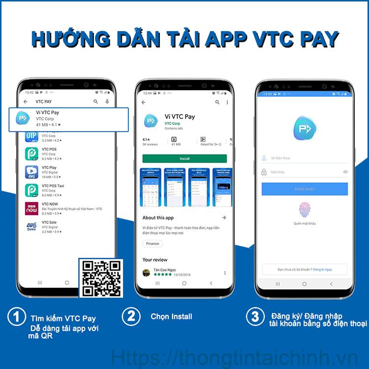 Tải app VTC Pay về điện thoại
