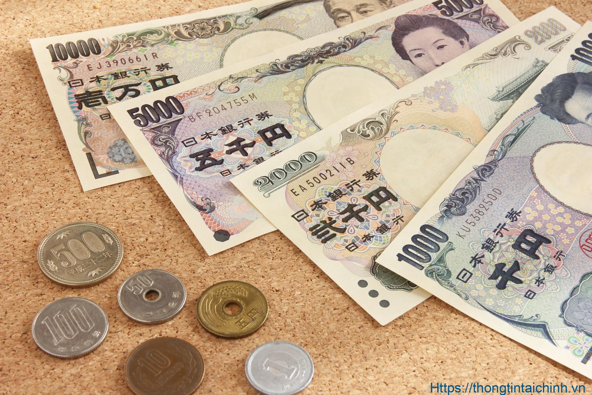 Tiền Nhật có bao nhiêu mệnh giá? 