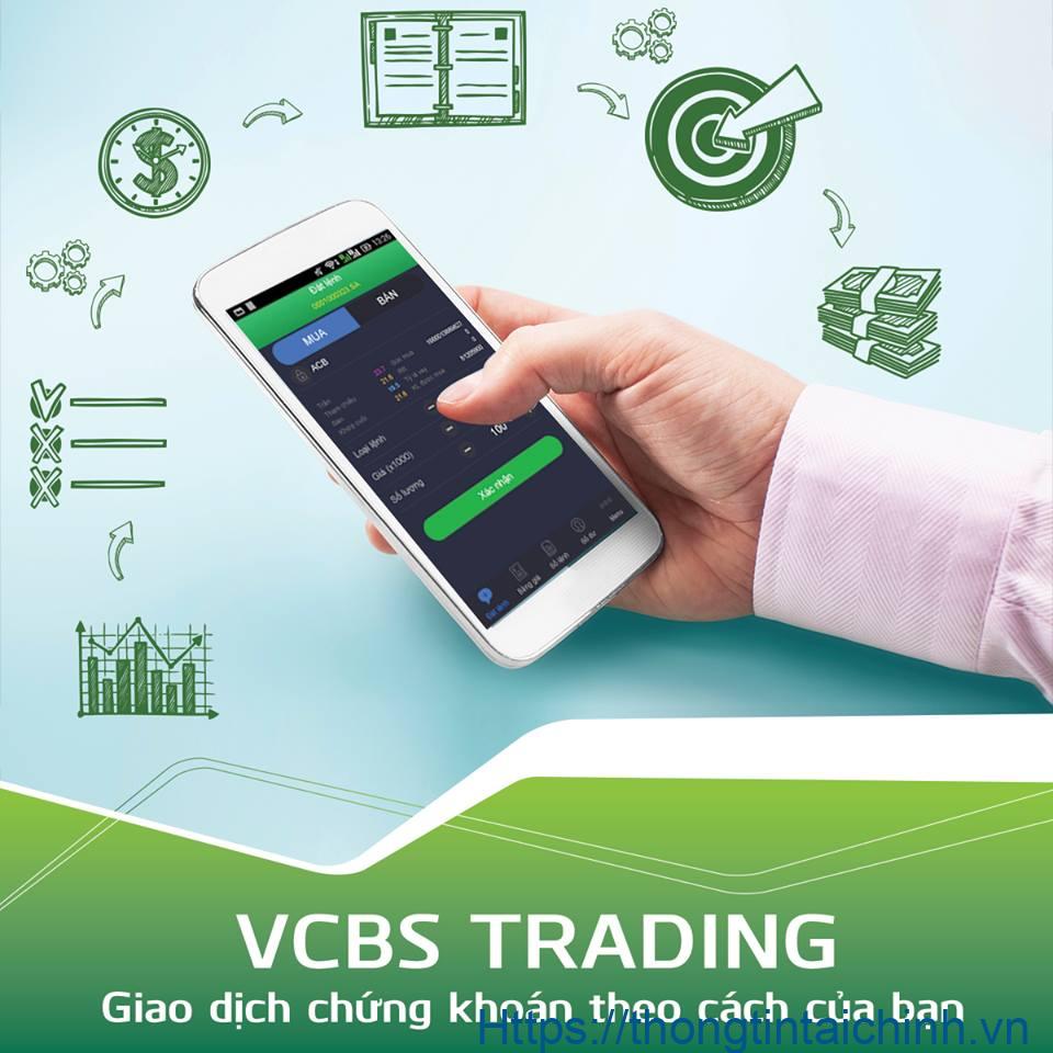App trading VCBS thuộc ngân hàng Ngoại Thương Vietcombank