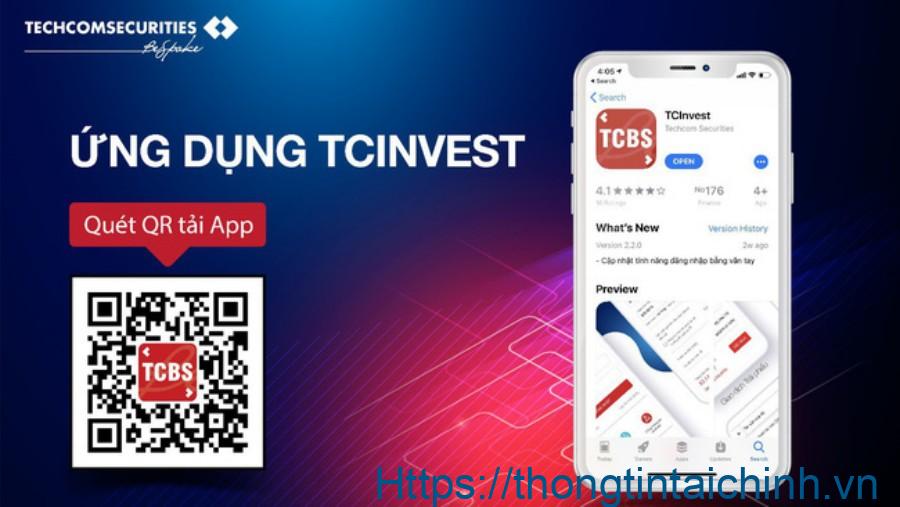 Ứng dụng TCInvest là sản phẩm của ngân hàng Techcombank