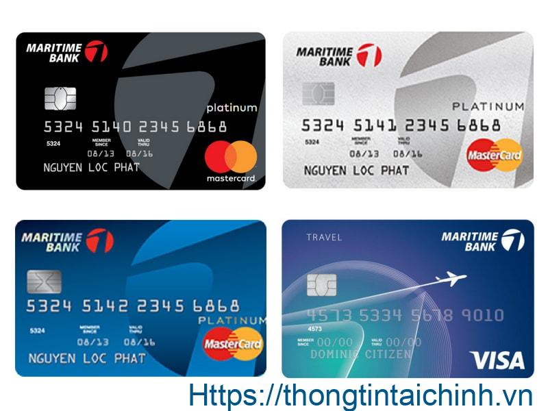 Ngân hàng MSB đang phát hành những dòng thẻ tín dụng nào?