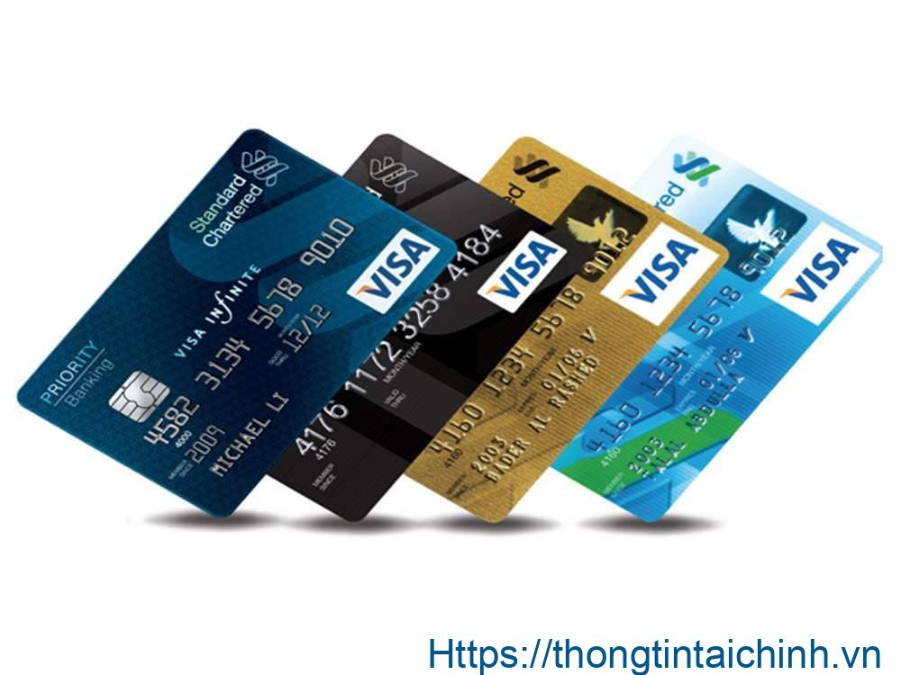 Ngân hàng Standard chartered đang phát hành những dòng thẻ nào?
