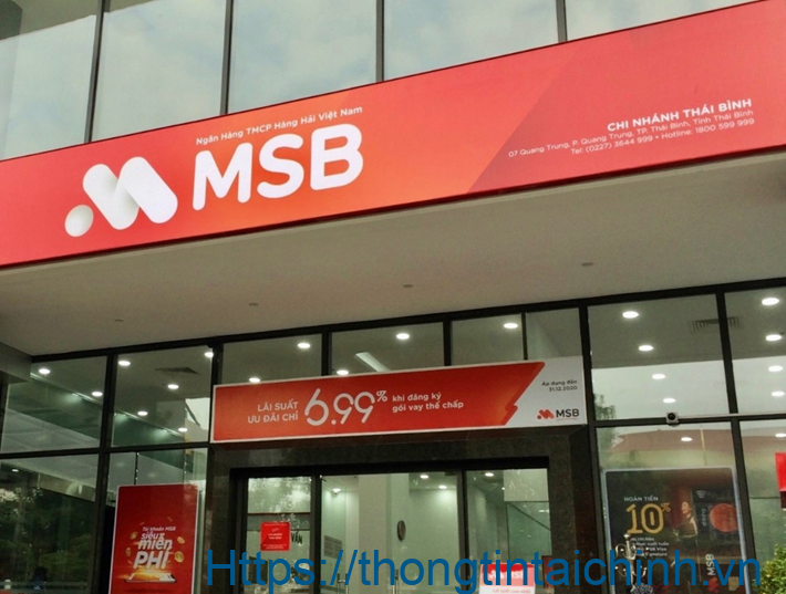 Ngân hàng MSB với nhiều kinh nghiệm trong lĩnh vực tài chính - ngân hàng