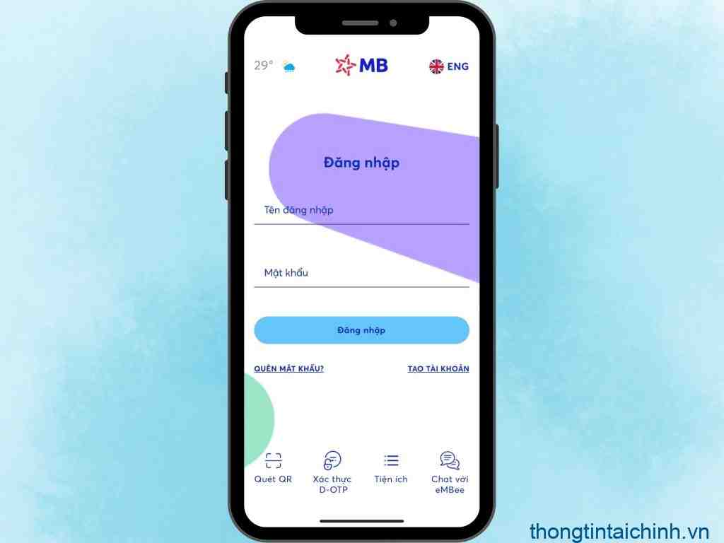 Cách đăng nhập tài khoản MBBank trên điện thoại khác, thực hiện như thế ...