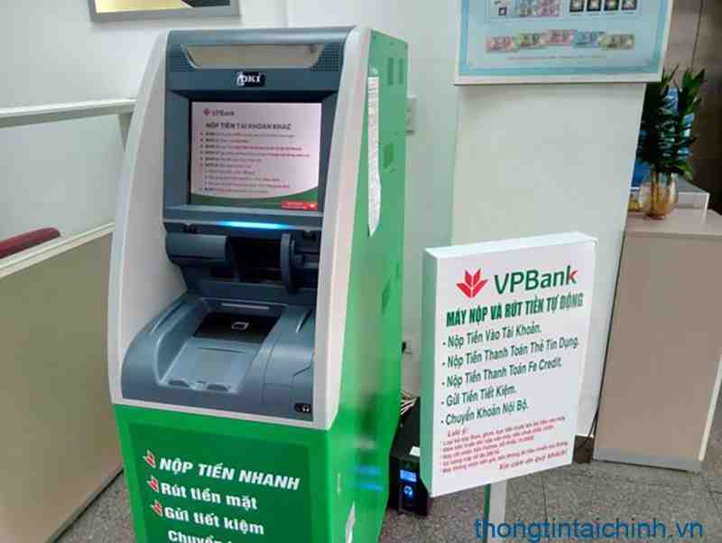 Xác định số tài khoản ATM VPBank tại ATM